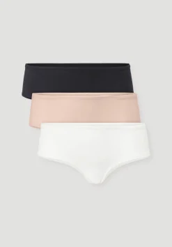 hessnatur Panty Regular Cut im 3er-Pack COTTON FEEL aus Bio-Baumwolle von|Damen Unterteile|Unterteile