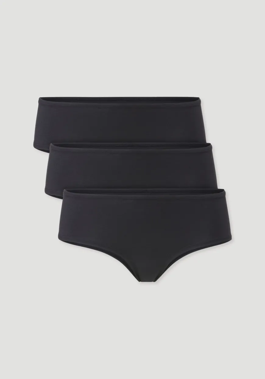 hessnatur Panty Regular Cut im 3er-Pack COTTON FEEL aus Bio-Baumwolle von|Damen Unterteile|Unterteile