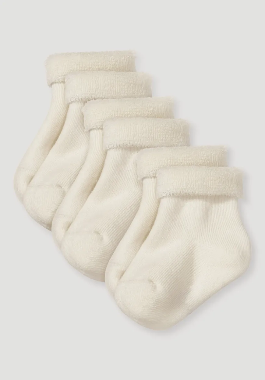 hessnatur Plüsch Socke im 3er-Pack aus Bio-Baumwolle von| Socken & Strumpfhosen|Ungebleicht & Ungefärbt