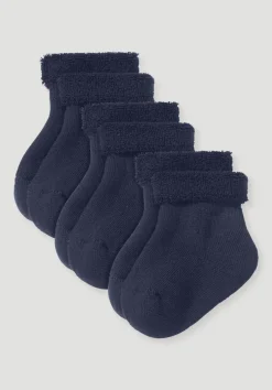hessnatur Plüsch Socke im 3er-Pack aus Bio-Baumwolle von| Socken & Strumpfhosen