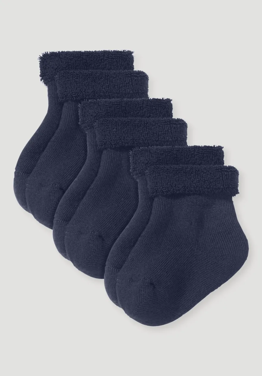 hessnatur Plüsch Socke im 3er-Pack aus Bio-Baumwolle von| Socken & Strumpfhosen