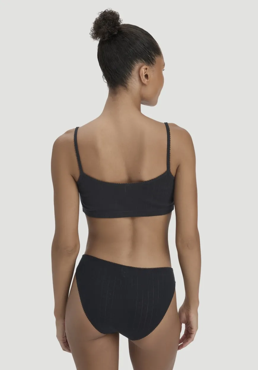 hessnatur Pointelle Bustier PURE COTTON aus reiner Bio-Baumwolle von|Damen Bhs|Bhs & Bustiers