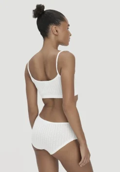 hessnatur Pointelle Bustier PURE COTTON aus reiner Bio-Baumwolle von|Damen Bhs|Bhs & Bustiers