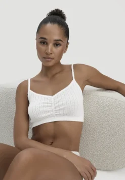 hessnatur Pointelle Bustier PURE COTTON aus reiner Bio-Baumwolle von|Damen Bhs|Bhs & Bustiers