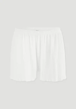 hessnatur Pointelle Schlafshorts PURE COTTON aus reiner Bio-Baumwolle von|Damen Nachtwäsche|Nachtwäsche