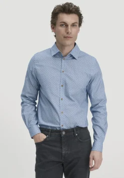 hessnatur Print Hemd Regular aus reiner Bio-Baumwolle von|Herren Hemden
