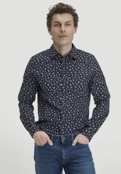 hessnatur Print Hemd Regular aus reiner Bio-Baumwolle von|Herren Hemden