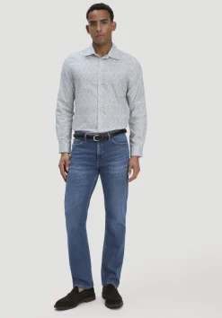 hessnatur Print Hemd Regular aus reiner Bio-Baumwolle von|Herren Hemden