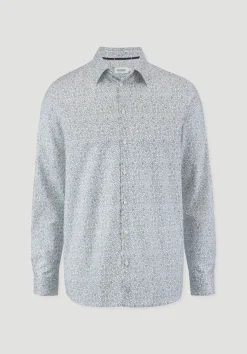 hessnatur Print Hemd Regular aus reiner Bio-Baumwolle von|Herren Hemden