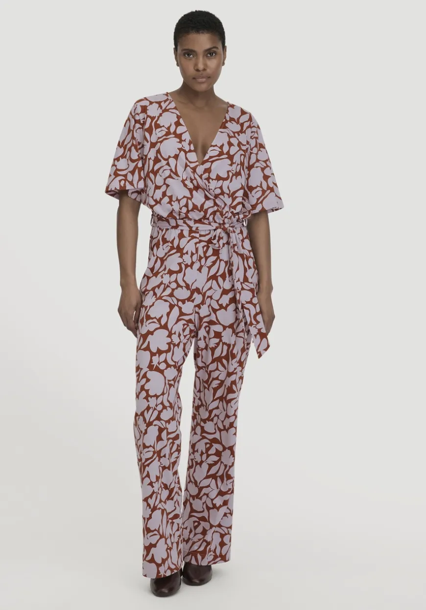 hessnatur Print Jersey Overall Relaxed aus reiner Bio-Baumwolle von|Damen Overalls