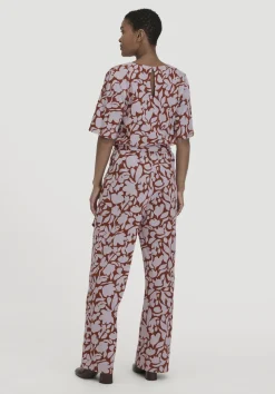 hessnatur Print Jersey Overall Relaxed aus reiner Bio-Baumwolle von|Damen Overalls