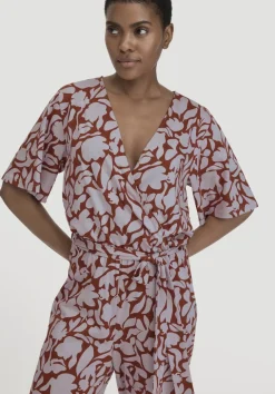 hessnatur Print Jersey Overall Relaxed aus reiner Bio-Baumwolle von|Damen Overalls
