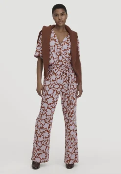 hessnatur Print Jersey Overall Relaxed aus reiner Bio-Baumwolle von|Damen Overalls