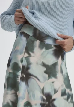 hessnatur Print Rock Midi aus LENZING™ ECOVERO™ Viskose von|Damen Kleider & Röcke