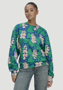 hessnatur Print Sweatshirt Oversize LIV LEE aus reiner Bio-Baumwolle von|Damen Sweatshirts|Sweat