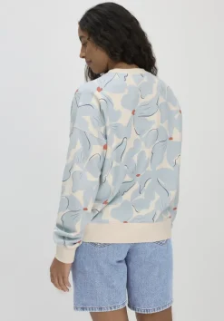 hessnatur Print Sweatshirt Oversize BETTER RECYCLING aus reiner Bio-Baumwolle von|Damen Sweatshirts|Sweat