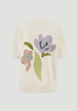 hessnatur Print T-Shirt Oversize aus reiner Bio-Baumwolle von|Damen Shirts & Tops