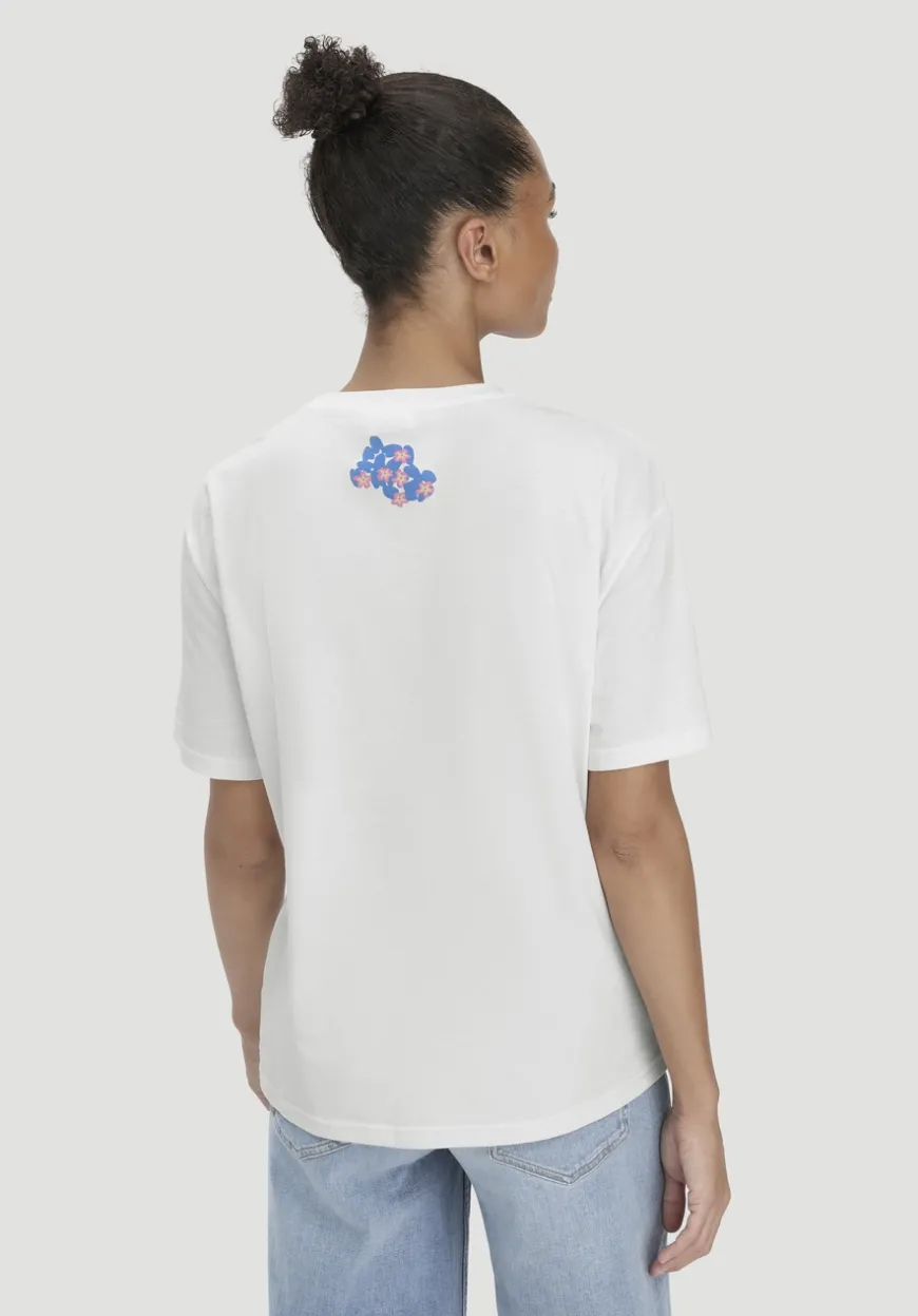 hessnatur Print T-Shirt Oversize LIV LEE aus reiner Bio-Baumwolle von|Damen Shirts & Tops