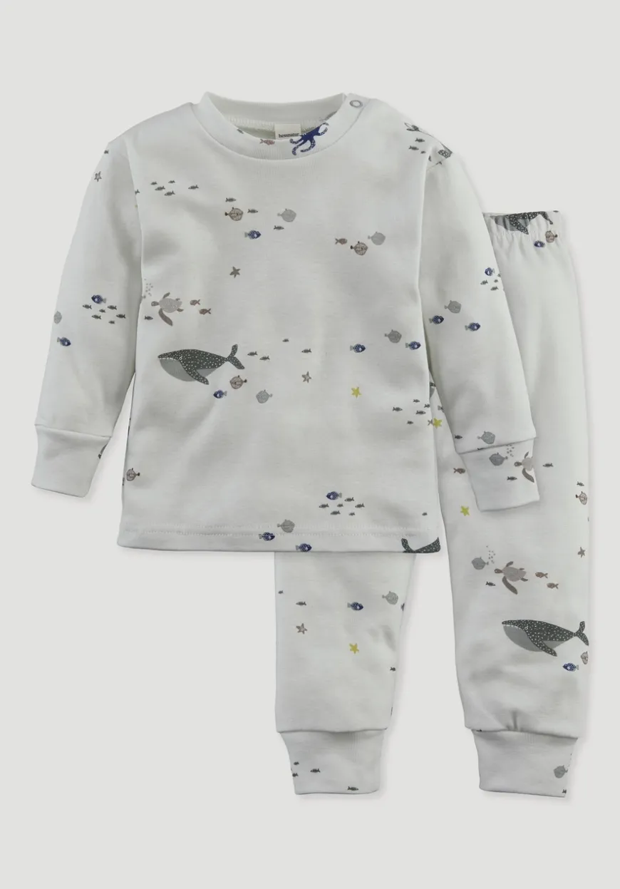 hessnatur Pyjama aus reiner Bio-Baumwolle von| Pyjamas & Schlafoveralls|Baby Nachtwäsche