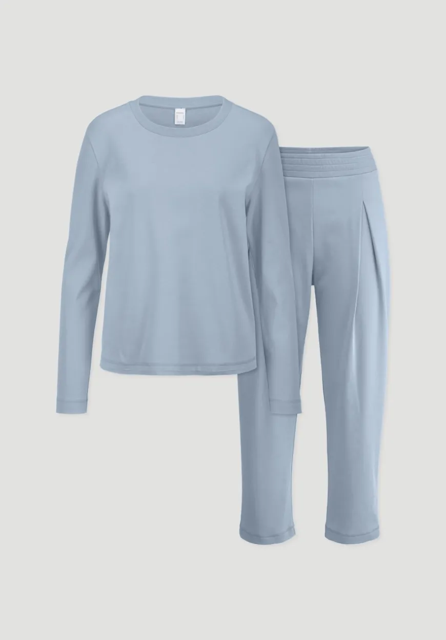 hessnatur Pyjama PURE COTTON aus reiner Bio-Baumwolle von|Damen Nachtwäsche|Nachtwäsche