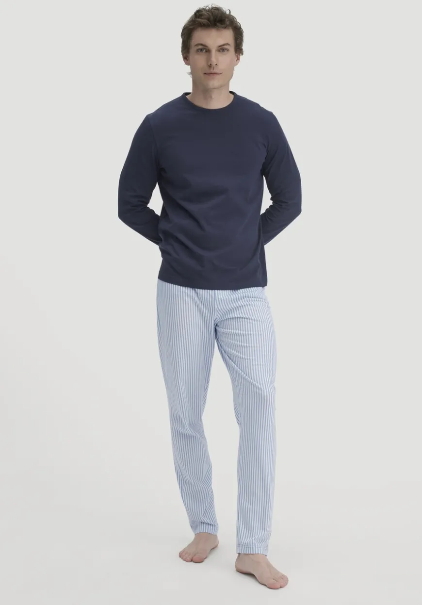 hessnatur Pyjama PURE COTTON aus reiner Bio-Baumwolle von|Herren Nachtwäsche|Nachtwäsche