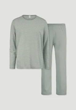 hessnatur Pyjama PURE COTTON aus reiner Bio-Baumwolle von|Herren Nachtwäsche|Nachtwäsche