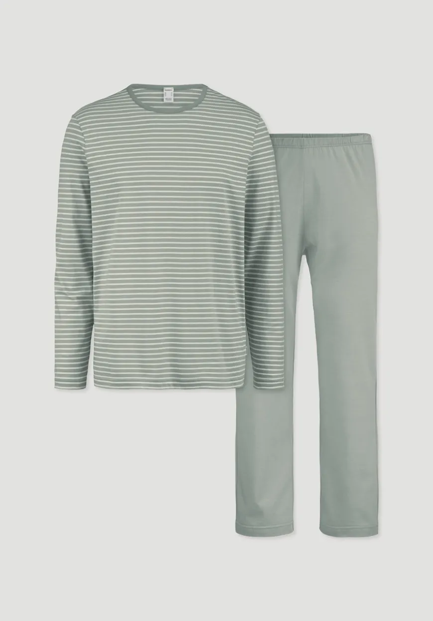 hessnatur Pyjama PURE COTTON aus reiner Bio-Baumwolle von|Herren Nachtwäsche|Nachtwäsche