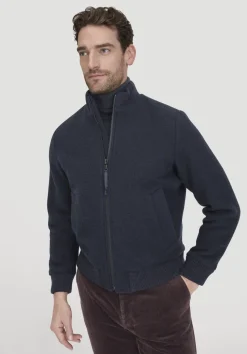 hessnatur Rhön Blouson Jacke Regular aus regionaler Schurwolle von|Herren Jacken & Mäntel