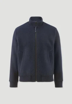 hessnatur Rhön Blouson Jacke Regular aus regionaler Schurwolle von|Herren Jacken & Mäntel