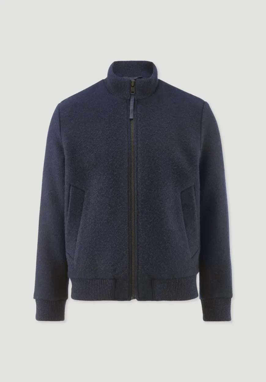hessnatur Rhön Blouson Jacke Regular aus regionaler Schurwolle von|Herren Jacken & Mäntel