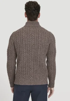 hessnatur Rhön Strick Troyer Regular aus regionaler Schurwolle von|Herren Pullover
