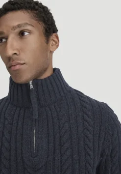 hessnatur Rhön Strick Troyer Regular aus regionaler Schurwolle von|Herren Pullover