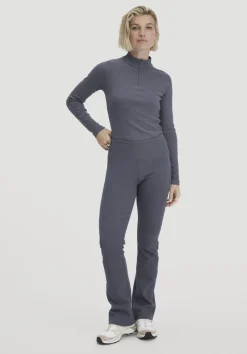 hessnatur Rib Leggings High Waist BETTER RECYCLING aus Bio-Baumwolle von|Damen Yoga & Activewear