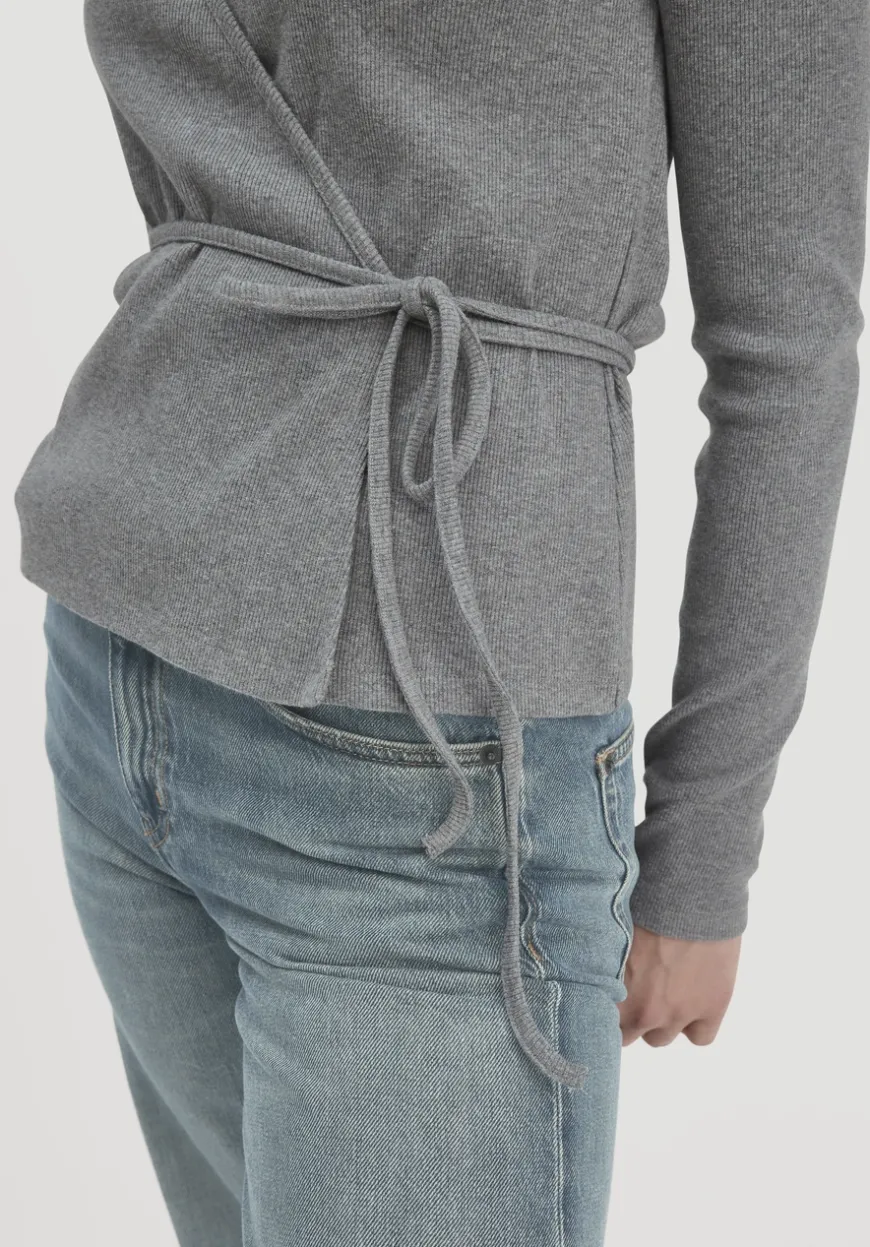 hessnatur Rib Longsleeve Slim aus Bio-Baumwolle von|Damen Shirts & Tops