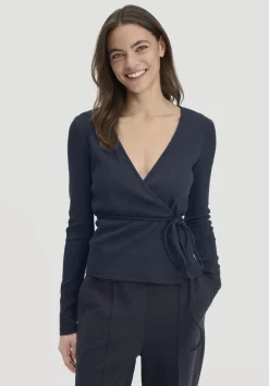 hessnatur Rib Longsleeve Slim aus Bio-Baumwolle von|Damen Shirts & Tops
