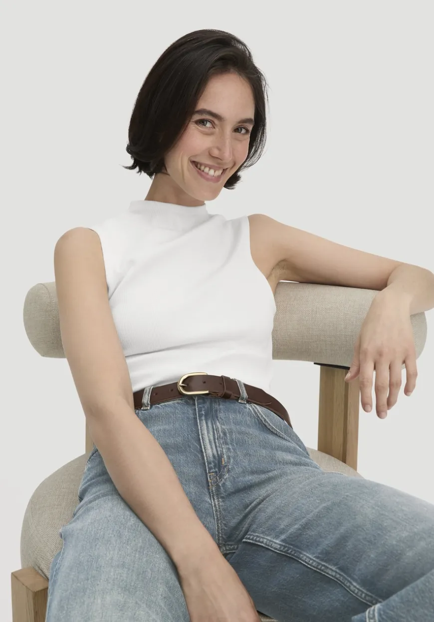 hessnatur Rib Top Slim aus Bio-Baumwolle von|Damen Shirts & Tops
