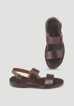 hessnatur Römer Sandale aus chromfrei gegerbtem Leder von|Herren Schuhe