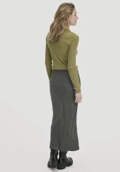 hessnatur Rock Midi Regular aus reiner LENZING™ ECOVERO™ Viskose von|Damen Kleider & Röcke