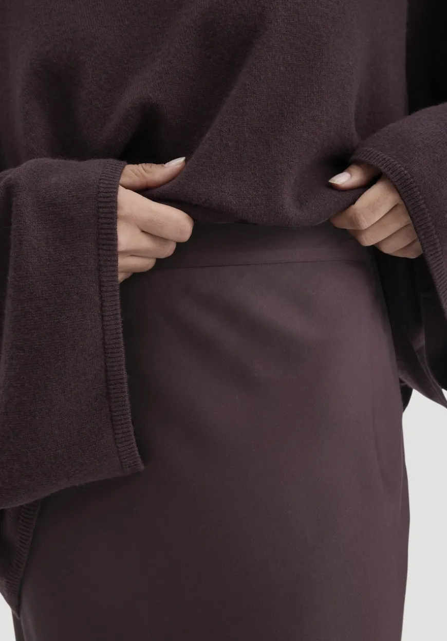 hessnatur Rock Midi Regular aus reiner LENZING™ ECOVERO™ Viskose von|Damen Kleider & Röcke