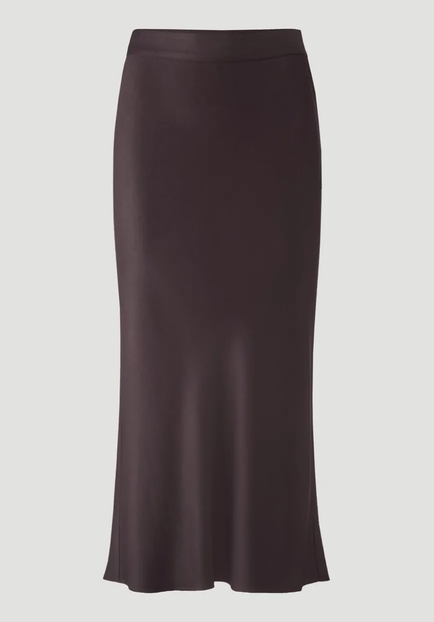 hessnatur Rock Midi Regular aus reiner LENZING™ ECOVERO™ Viskose von|Damen Kleider & Röcke