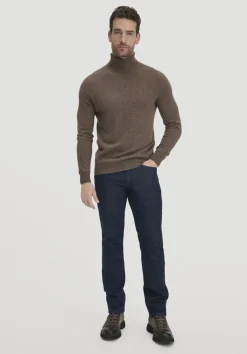 hessnatur Rollkragen Pullover Regular aus Bio-Merinowolle mit Cashmere von|Herren Pullover