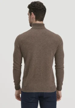 hessnatur Rollkragen Pullover Regular aus Bio-Merinowolle mit Cashmere von|Herren Pullover