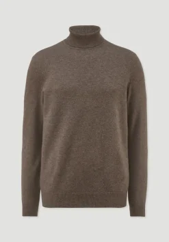 hessnatur Rollkragen Pullover Regular aus Bio-Merinowolle mit Cashmere von|Herren Pullover