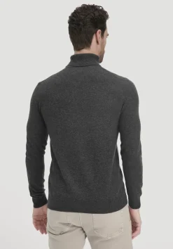 hessnatur Rollkragen Pullover Regular aus Bio-Merinowolle mit Cashmere von|Herren Pullover|Strick
