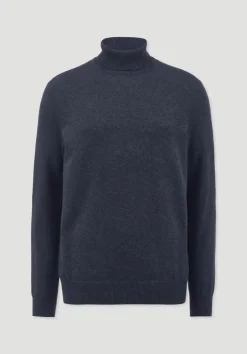 hessnatur Rollkragen Pullover Regular aus Bio-Merinowolle mit Cashmere von|Herren Pullover|Strick