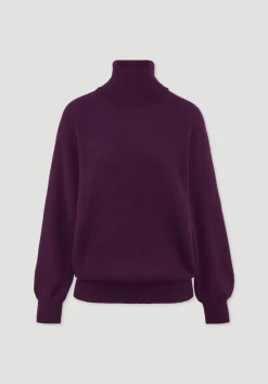 hessnatur Rollkragen Pullover Relaxed BETTER RECYCLING aus reinem Cashmere von|Damen Pullover