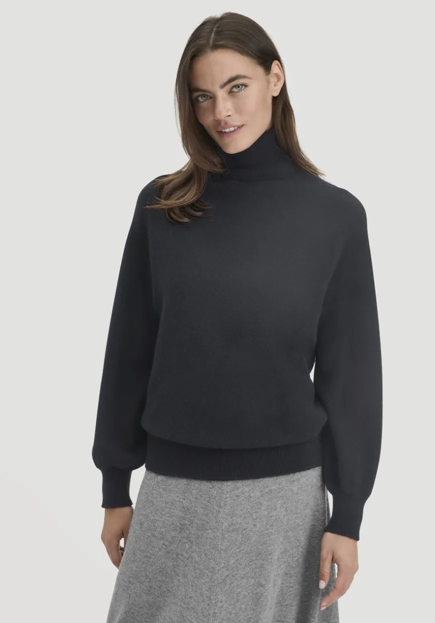 hessnatur Rollkragen Pullover Relaxed BETTER RECYCLING aus reinem Cashmere von|Damen Pullover