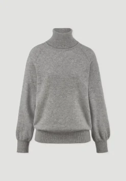 hessnatur Rollkragen Pullover Relaxed BETTER RECYCLING aus reinem Cashmere von|Damen Pullover