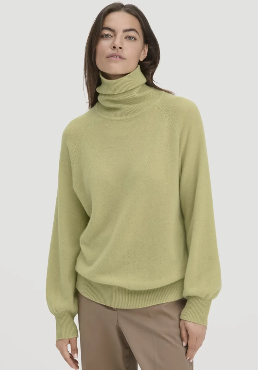 hessnatur Rollkragen Pullover Relaxed BETTER RECYCLING aus reinem Cashmere von|Damen Pullover