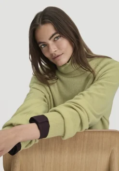 hessnatur Rollkragen Pullover Relaxed BETTER RECYCLING aus reinem Cashmere von|Damen Pullover